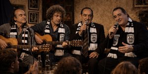 100 χρόνια ΠΑΟΚ, η κομπανία των ουρανών με Λοΐζο, Καρρά, Παπάζογλου, Διονυσίου