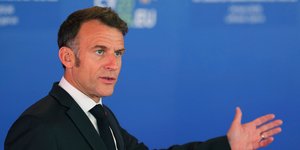 Ο Γάλλος πρόεδρος Εμανουέλ Μακρόν 