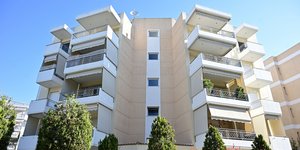 Η πολυκατοικία στο Μαρούσι όπου συνέβη το περιστατικό