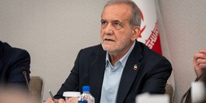 Ο πρόεδρος του Ιράν, Μασούντ Πεζεσκιάν