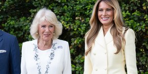 Βασίλισσα Καμίλα και Μελάνια Τραμπ