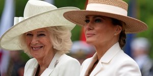 Μελάνια Τραμπ και βασίλισσα Καμίλα