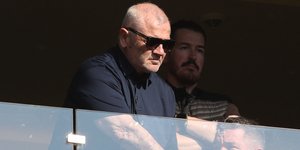 Ο Δημήτρης Μελισσανίδης στο γήπεδο της ΑΕΚ