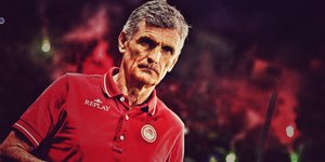 Ο Χοσέ Λουίς Μεντιλίμπαρ στη διάρκεια του ντέρμπι Παναθηναϊκού - Ολυμπιακού στη Λεωφόρο 19/4/2026