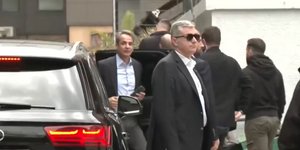 Ο Κυριάκος Μητσοτάκης στον Ευαγγελισμό