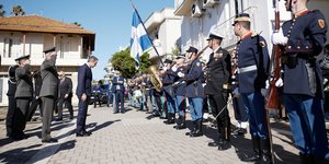 Ο Κυριάκος Μητσοτάκης στο Μεσολόγγι