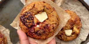 Μπισκότα με ψωμί του τοστ και μαρμελάδα/Φωτογραφία: Instagram/lungisalwaysbaking