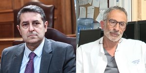 Ο Γιώργος Μυλωνάκης και ο γιατρός που τον χειρούργησε