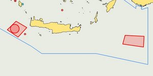 Η περιοχή που γίνεται η άσκηση του γαλλικού Ναυτικού