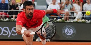 Ο Νόβακ Τζόκοβιτς στο Roland Garros του 2025