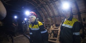 Γυναίκες σε ορυχείο στην Ουκρανία