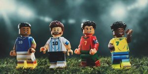 Μέσι, Κριστιάνο Ρονάλντο, Εμπαπέ και Βινίσιους  LEGO