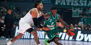 Ο Κέντρικ Ναν στο Παναθηναϊκός-Χάποελ Τελ Αβίβ