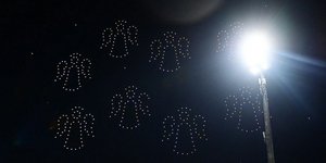 Το drone show με τα αγγελάκια για τους αδικοχαμένους φίλους του ΠΑΟΚ