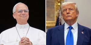 Πάπας Λέων, Ντόναλντ Τραμπ