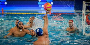 Φάση από το Ιταλία - Ελλάδα στο πόλο