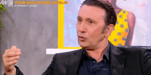 Ο ηθοποιός Ρένος Χαραλαμπίδης 