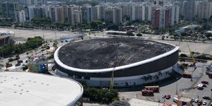 Το ποδηλατοδρόμιο στο Ρίο μετά τη φωτιά