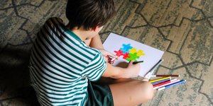 Παιδί με αυτισμό και ζωγραφιά