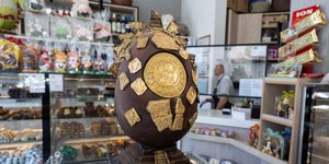 Σοκολατένιο αυγό γίγας 10 κιλών