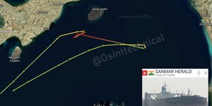 Το δεξαμενόπλοιο Sanmar Herald επιχείρησε να περάσει χθες τα Στενά του Ορμούζ