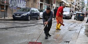 Καθαρισμός σχιστόλιθου στη Κυψέλη