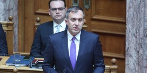 Greek lawmaker Tasos Chatzivasileiou - EUROKINISSI