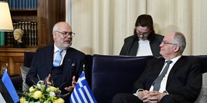 Συνάντηση του Κωνσταντίνου Τασούλα με τον Άλαρ Κάρις