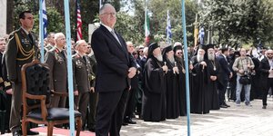 Ο ΠτΔ Κωνσταντίνος Τασούλας στην εκδήλωση για τα 200 χρόνια από την Ηρωική Έξοδο του Μεσολογγίου