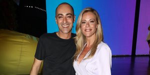 Ο Θανάσης Αλευράς και η Ζέτα Μακρυπούλια 