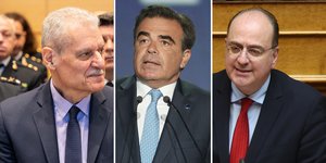 Τα νέα πρόσωπα στην κυβέρνηση -Ευάγγελος Τουρνάς, Μαργαρίτης Σχοινάς, Μακάριος Λαζαρίδης