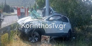 Σοβαρό τροχαίο στη Νεμέα