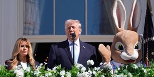 Ο Ντόναλντ Τραμπ σε πασχαλινή γιορτή στον Λευκό Οίκο