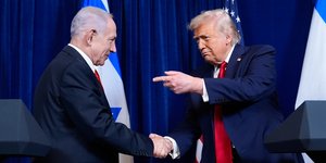 Ο πρόεδρος των ΗΠΑ Ντόναλντ Τραμπ και ο Ισραηλινός πρωθυπουργός Μπέντζαμιν Νετανιάχου