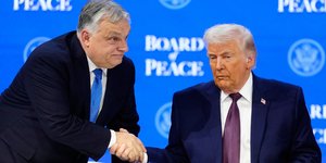 Ο Ντόναλντ Τραμπ και ο Βίκτορ Όρμπαν