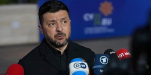 Ο Ουκρανός πρόεδρος Βολοντίμιρ Ζελένσκι παραβρέθηκε στην άτυπη σύνοδο των ηγετών της ΕΕ στη Λευκωσία