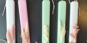 Χειροποίητες πασχαλινές λαμπάδες και ανοιξιάτικες συνθέσεις από την «Πηγή Ζωής» σε νοσοκομεία και δημόσιους χώρους