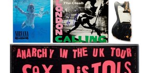 Αφίσα Nirvana, βινύλιο των Clash, θραύσμα κιθάρας των Who από τη δημοπρασία του οίκου Sotheby's