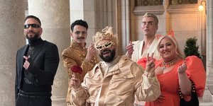Ο Ακύλας στο τιρκουάζ χαλί της Eurovision 2026