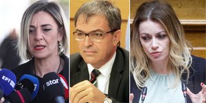 Εύα Αμπάζη, Κυριάκος Χαρακίδης, Αγγελική Αδαμοπούλου