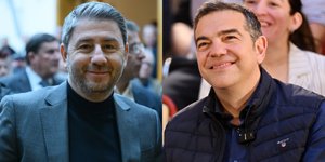 Νίκος Ανδρουλάκης και Αλέξης Τσίπρας