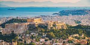 Πανοραμική φωτό της Αθήνας