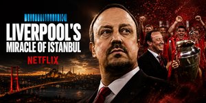 Poster για το ντοκιμαντέρ για το θαύμα της Λίβερπουλ με κεντρικό πρόσωπο τον Ράφα Μπενίτεθ.
