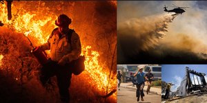 Μαίνεται ανεξέλεγκτη η πυρκαγιά "Sandy" στη Νότια Καλιφόρνια 