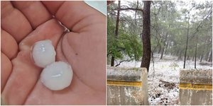 Χαλάζι στη Ρόδο