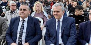 O Φρ. Μπελέρης και ο Μ. Χαρακόπουλος