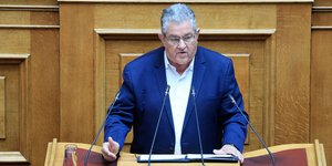 Ο Γενικός Γραμματέας του ΚΚΕ, Δημήτρης Κουτσούμπας