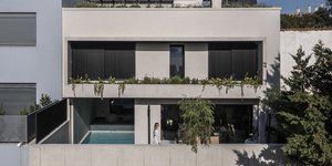σπίτι μπετόν πισίνα Μαρούσι Creative Architects 
