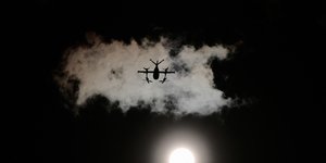 Drone τη νύχτα 