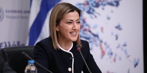 Η αναπληρωτής υπουργός Υγείας, Ειρήνη Αγαπηδάκη